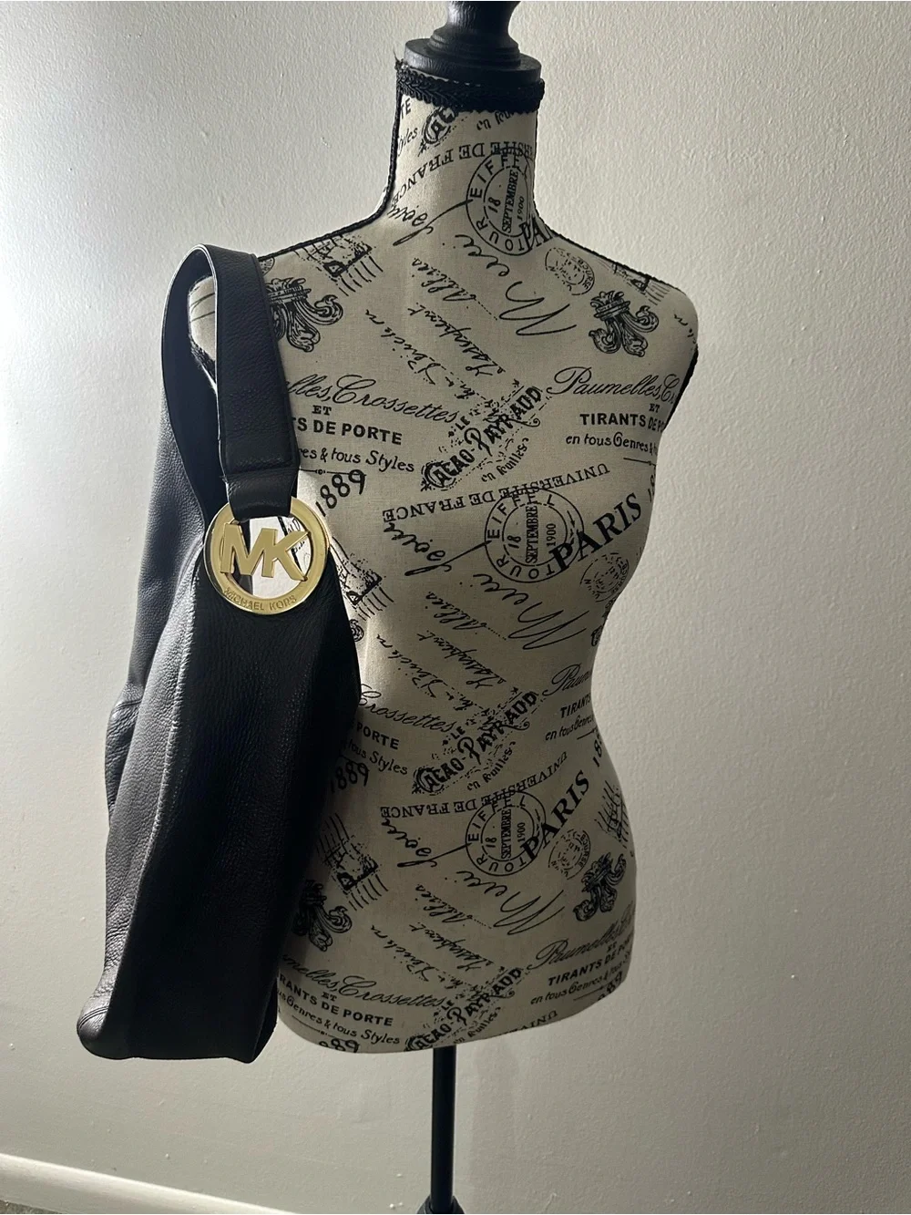 Michael Kors Fulton Large Chocolate Pebbled Leather Hobo Bag 👜✨